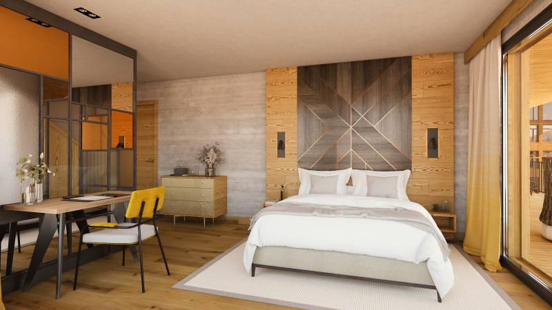 Programme Neuf | Chalet de luxe aux Arcs avec vue spectaculaire sur le Mont Blanc