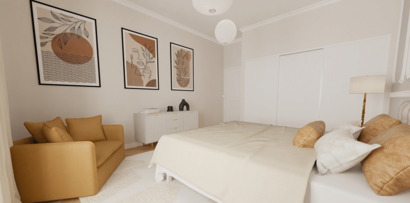 Le Renaissance : T2 de Standing en Rez-de-Chaussée de 58,02 m² avec Terrasse de 19,65 m², Opportunité d'Investissement ou Résidence Principale.