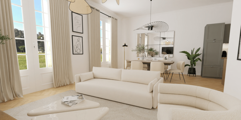 Le Renaissance : F2 en Rez-de-Chaussée de 58,02 m² avec Terrasse de 19,65 m² à Thézan-lès-Béziers, Un Bien Parfait pour Résidence Principale ou Investissement.