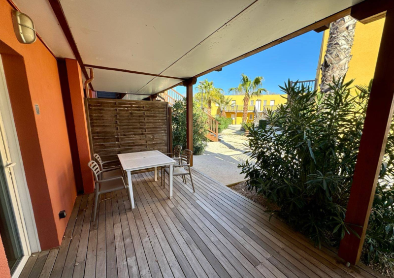 Acheter appartement au Cap D'Agde, T2 38m², avec une surface extérieur de 20m²