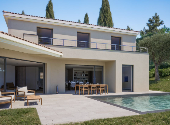 Acheter villa neuve vue sur la mer à La Cadière d'Azur, 217m²