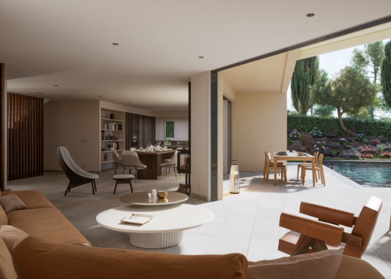 Acheter villa neuve vue sur la mer à La Cadière d'Azur, 217m²