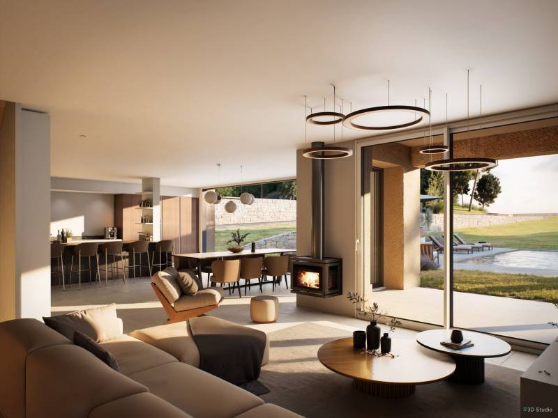 Devenez propriétaire de cette villa d'architecte alliant design moderne et luxe raffiné à La Cadière d'Azur.