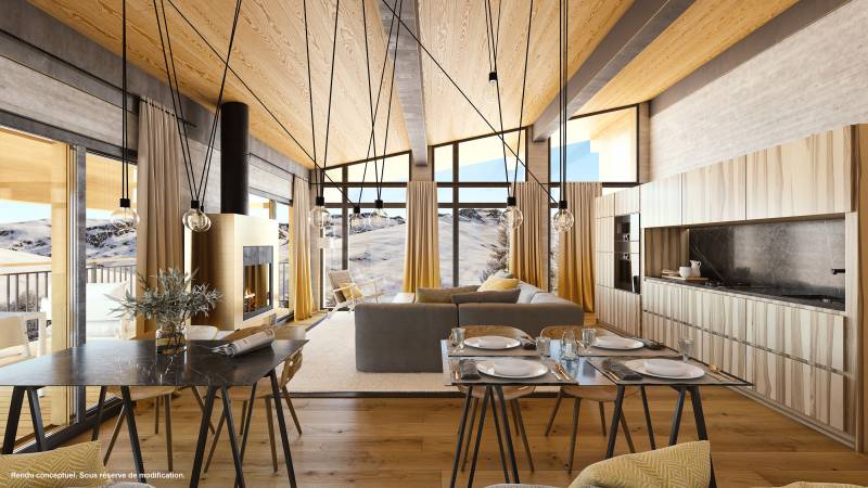 Programme Neuf | Chalets de prestige à Vars les Claux au pied des pistes de ski
